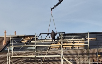 27.10.2025 // pose de la verrière à Chardonne 